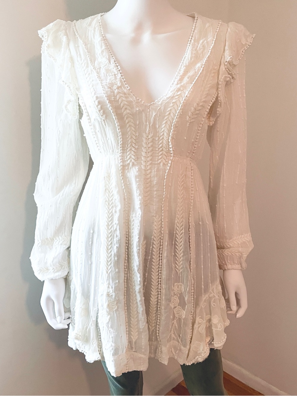 Free People Embroidered Tunic/Dress